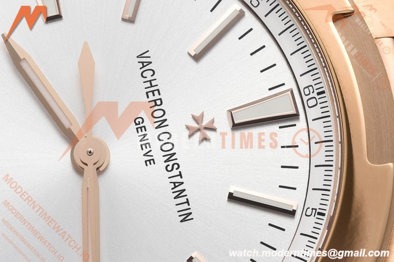 Vacheron Constantin - Overseas 4500V RG/RU White PPF MY9015 Cal.5100 | 바쉐론 콘스탄틴 - 오버시즈 4500V RG/RU 화이트 PPF MY9015 Cal.5100