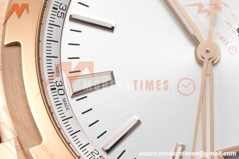 Vacheron Constantin - Overseas 4500V RG/RU White PPF MY9015 Cal.5100 | 바쉐론 콘스탄틴 - 오버시즈 4500V RG/RU 화이트 PPF MY9015 Cal.5100