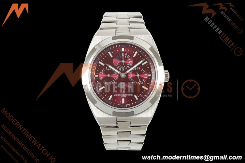 Vacheron Constantin - Overseas Perpetual Calendar 4300V SS/SS Burgundy 8F A1120