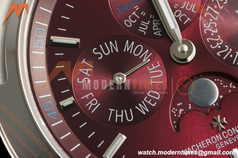 Vacheron Constantin - Overseas Perpetual Calendar 4300V SS/SS Burgundy 8F A1120