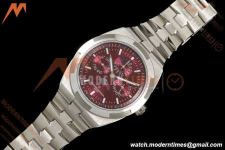 Vacheron Constantin - Overseas Perpetual Calendar 4300V SS/SS Burgundy 8F A1120