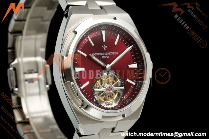 Vacheron Constantin - Overseas 6000V/210T-H179 SS/SS Red/Stk ANTF Tourb