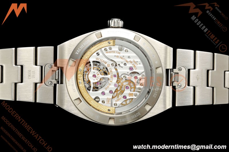 Vacheron Constantin - Overseas 6007V/210G-B955 Diamond SS/SS Blue/Stk ANTF Tourb