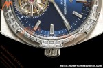 Vacheron Constantin - Overseas 6007V/210G-B955 Diamond SS/SS Blue/Stk ANTF Tourb