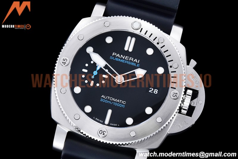 Panerai - PAM1229 Submersible Quaranta 44mm SS/RU Blk VSF P900