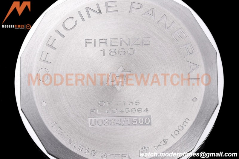 Panerai - Pam631 Luminor Marina Blue Logo 44mm SS/LE Black HWF A6497