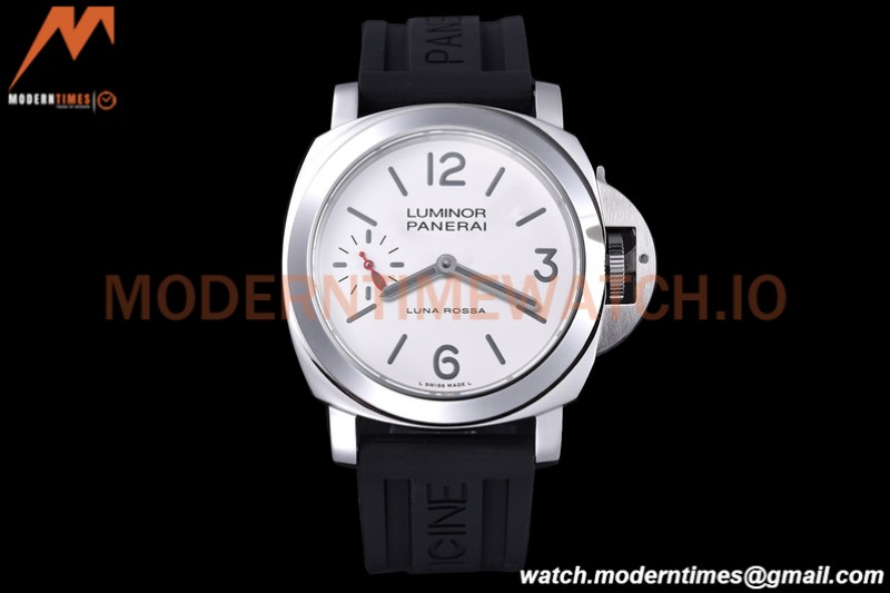 Panerai - Pam1342 Luminor Luna Rosa 44mm SS/RU White HWF A6497