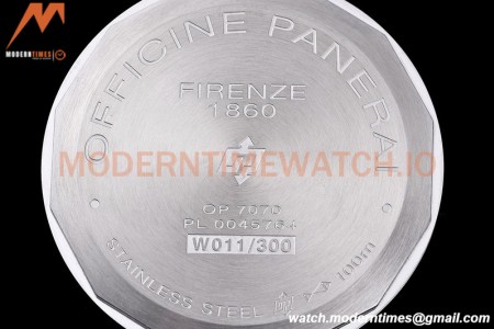 Panerai - Pam778 Luminor Marina Blue Logo 44mm SS/LE White HWF A6497