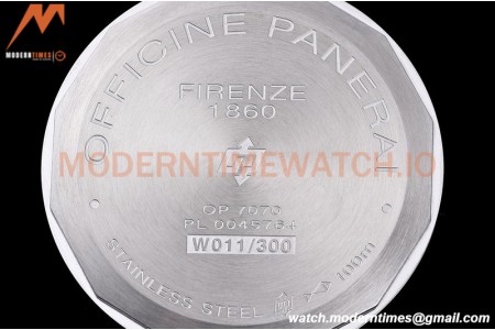 Panerai - Pam778 Luminor Marina Blue Logo 44mm SS/LE White HWF A6497