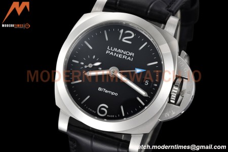 Panerai - PAM1365 Luminor Quaranta BiTempo GMT 40mm SS/LE Black VSF P900