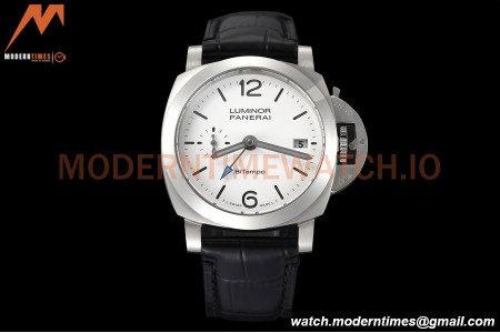 Panerai - PAM1367 Luminor Quaranta BiTempo GMT 40mm SS/LE White VSF P900