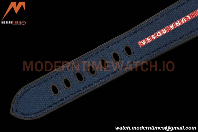 Panerai - PAM1408 Luminor Quaranta Luna Rossa 40mm DLC/RU Blue VSF P900