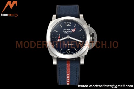 Panerai - PAM1404 Luminor Quaranta BiTempo GMT 40mm SS/RU Blue VSF P900
