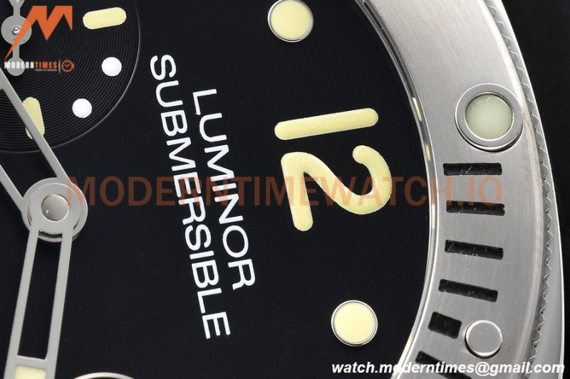 Panerai - PAM1024 Luminor Submersible Automatic Acciaio 44mm SS/RU Black VSF P900