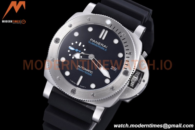 Panerai - PAM1229 Submersible Quaranta 44mm SS/RU Blk TTF P9010