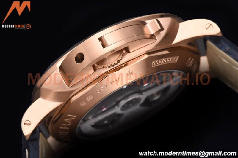 Panerai - PAM1112 Luminor Marina Goldtech 44mm RG/LE Blue TTF P9010