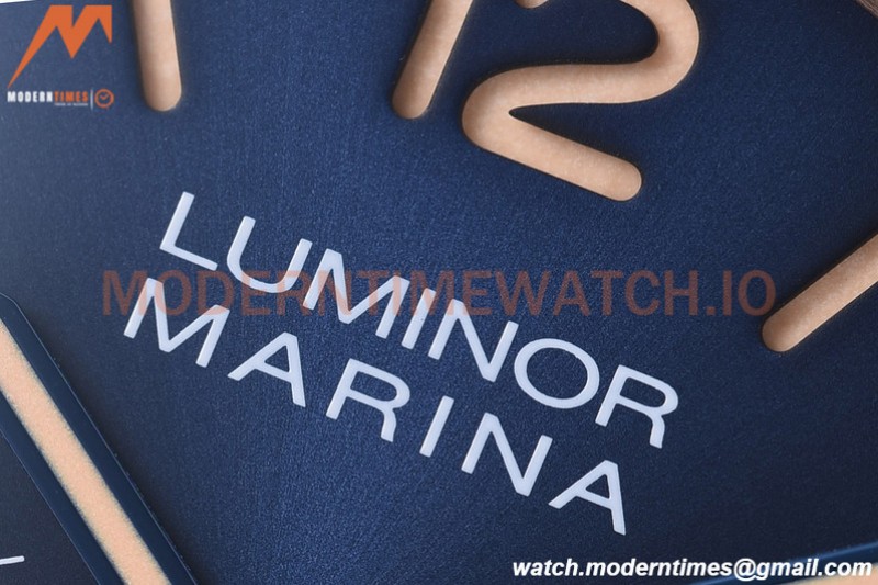 Panerai - PAM1112 Luminor Marina Goldtech 44mm RG/LE Blue TTF P9010