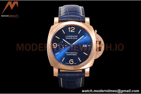 Panerai - PAM1114 Luminor Marina Automatic 44mm RG/LE Blue VSF P9010