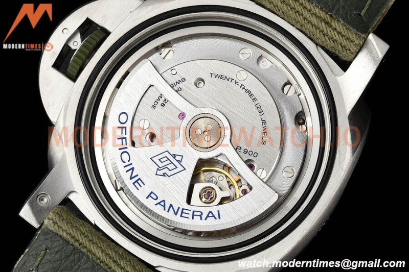 Panerai - PAM1287 Submersible QuarantaQuattro Automatic 44mm SS/NY Green SBF P900