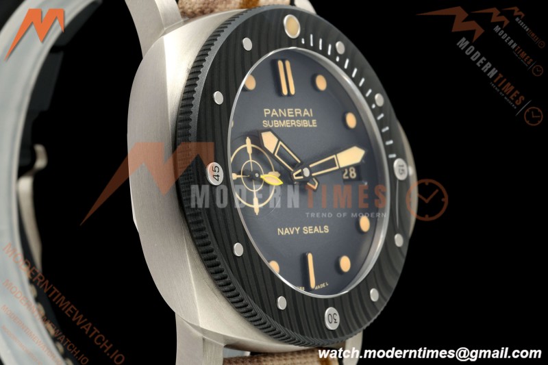 Panerai - PAM1669 Submersible Navy SEALs Titanio 47mm TI/CAR/RU G-Black VSF P900 | 파네라이 - PAM1669 서브머서블 네이비 실 티타니오 47mm TI/CAR/RU G-블랙 VSF P900