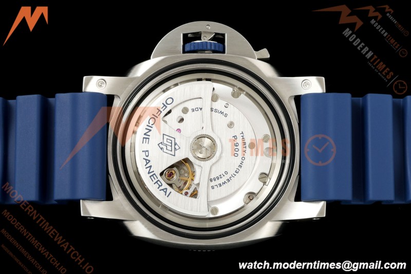 Panerai - PAM1676 Submersible QuarantaQuattro Mike Horn 44mm SS/RU Blue VSF P900