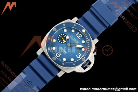 Panerai - PAM1676 Submersible QuarantaQuattro Mike Horn 44mm SS/RU Blue VSF P900