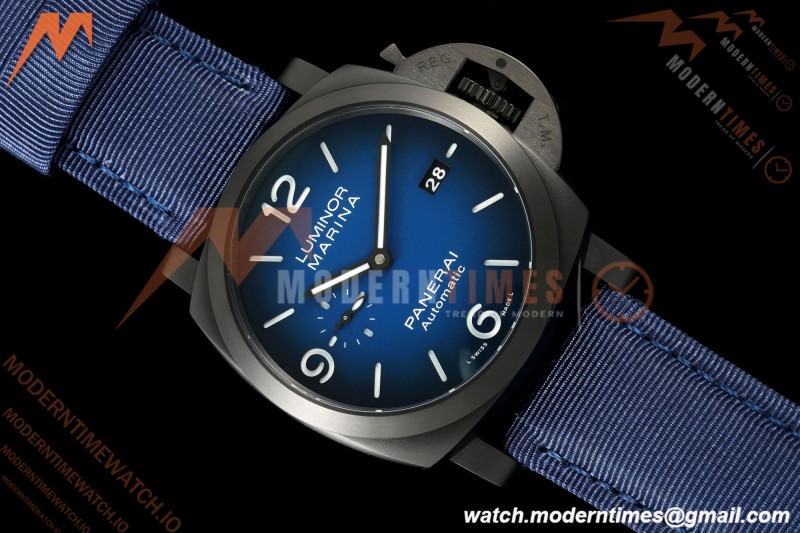 Panerai - PAM2319 Luminor Marina Milan Edition 44mm DLC/NY Blue VSF P9010