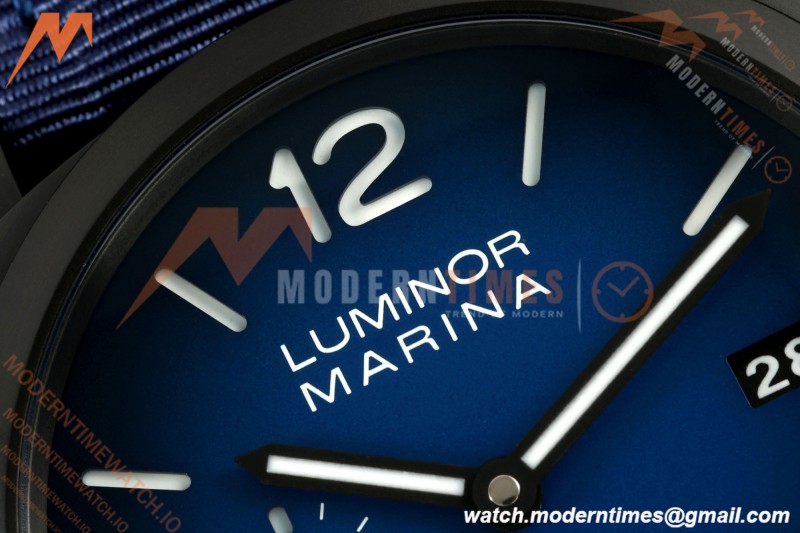 Panerai - PAM2319 Luminor Marina Milan Edition 44mm DLC/NY Blue VSF P9010