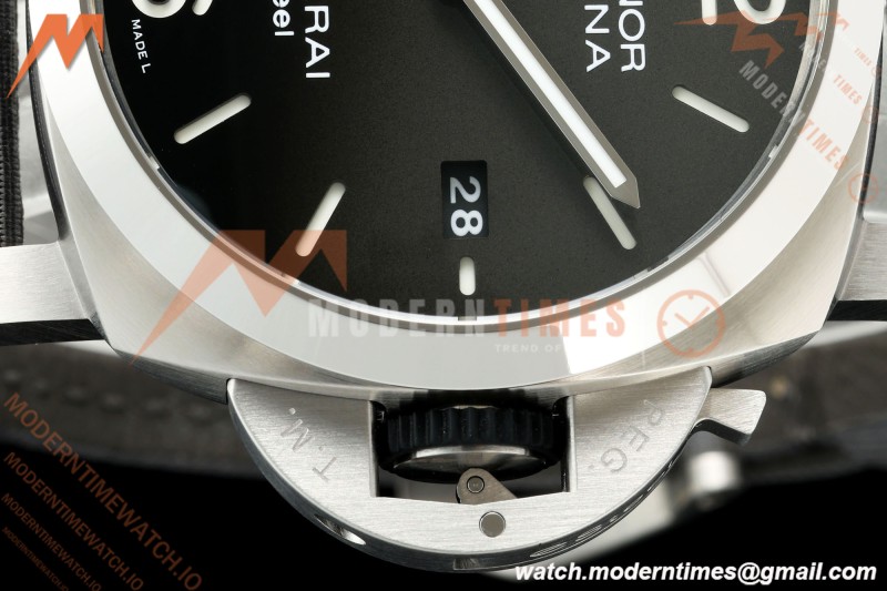 Panerai - PAM1358 Luminor Marina 1950 ESteel Grigio Roccia 44mm SS/NY Black Dial VSF P9010