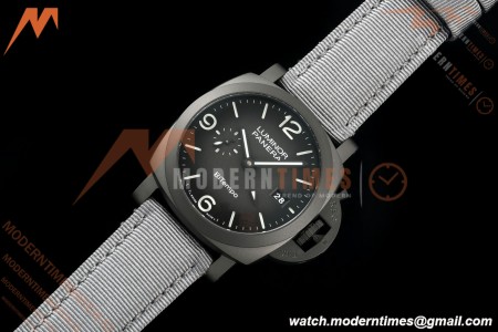 Panerai - PAM1467 Luminor Marina 1950 BiTempo Titanium DLC 44mm TI/NY Black Dial VSF P9010