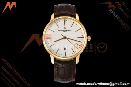 Vacheron Constantin - Patrimony 85180 YG/Brn/LE White GDF MY8215 | 바쉐론 콘스탄틴 - Patrimony 85180 YG/Brn/LE 화이트 GDF MY8215