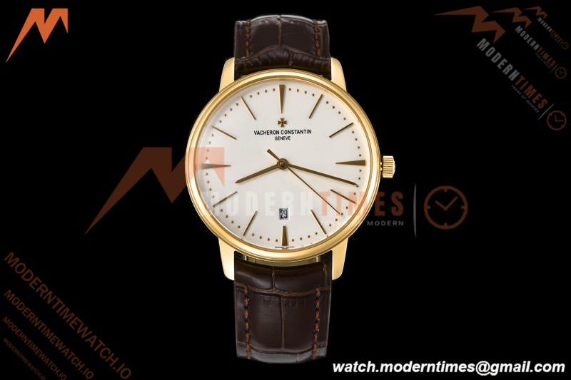 Vacheron Constantin - Patrimony 85180 YG/Brn/LE White GDF MY8215 | 바쉐론 콘스탄틴 - Patrimony 85180 YG/Brn/LE 화이트 GDF MY8215