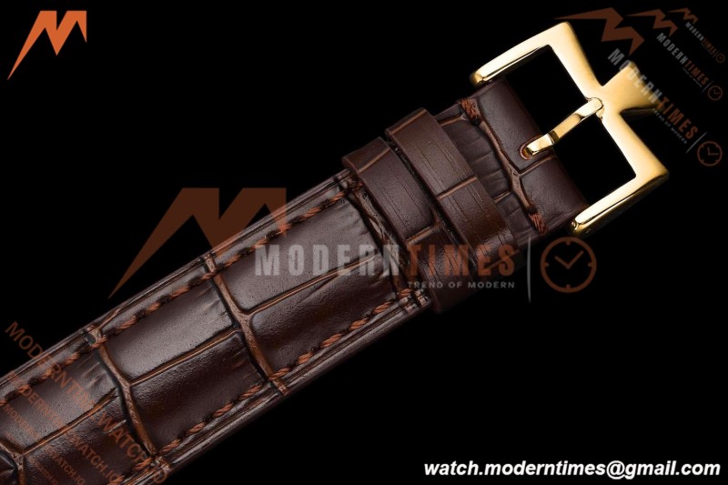 Vacheron Constantin - Patrimony 85180 YG/Brn/LE White GDF MY8215 | 바쉐론 콘스탄틴 - Patrimony 85180 YG/Brn/LE 화이트 GDF MY8215