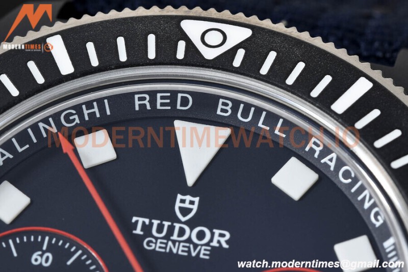 Tudor - Pelagos FXD Chrono 25807KN 43mm Alinghi Red Bull TI/NY Blue M+F A7750