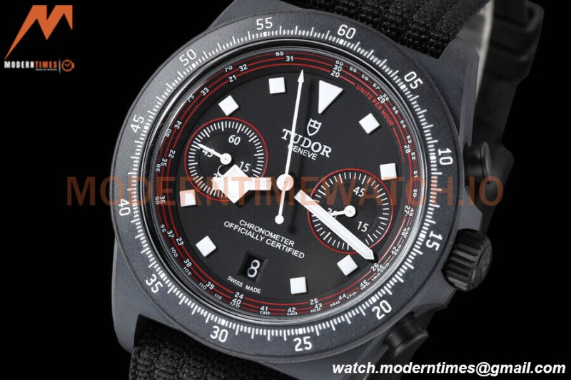 Tudor - Pelagos FXD Chrono 25827KN 43mm Cycling Edition TI/NY Black M+F A7750