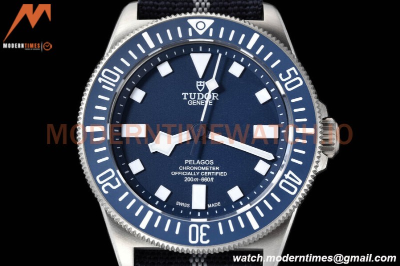 Tudor - Pelagos FXD 25707B 42mm Automatic TI/NY Blue M+F 8N24