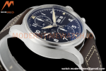 IWC - Pilots Chrono Spitfire IW387903 SS/LE Blk/Num ZF V2 A7750
