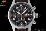 IWC - Pilots Chrono Spitfire IW387903 SS/LE Blk/Num ZF V2 A7750