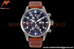 IWC - Pilots Chrono "Le Petit Prince" IW377714 SS/LE Blue/Num ZF V2 A7750