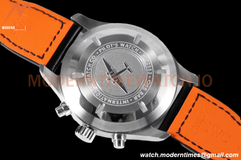 IWC - Pilots Chrono IW377709 SS/LE Blk/Num ZF V2 A7750