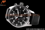IWC - Pilots Chrono IW377709 SS/LE Blk/Num ZF V2 A7750