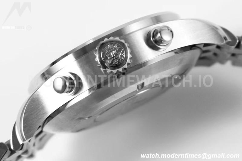 IWC - Pilots Chrono IW377710 SS/SS Blk/Num ZF V2 A7750