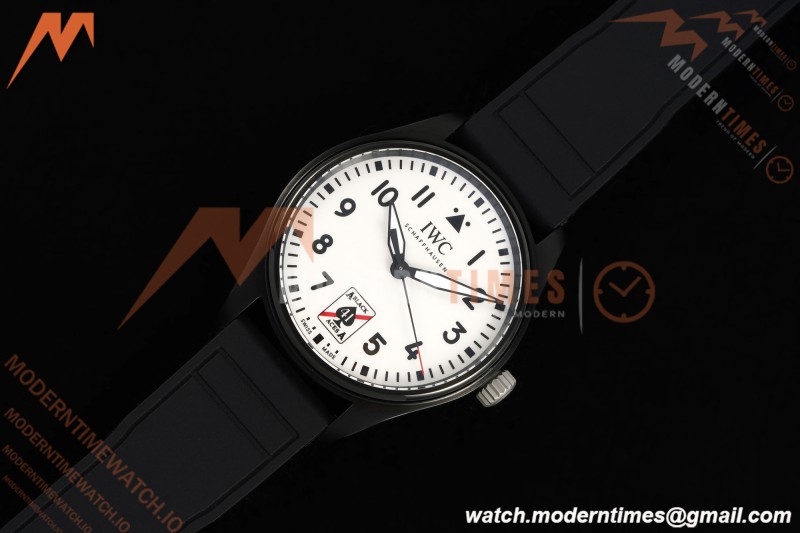 IWC - Pilots 41mm Automatic IW326905 Black Aces PVD/RU Full Lumed White Dial BLSF MY9015