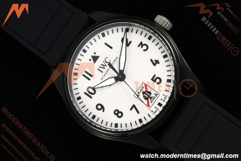 IWC - Pilots 41mm Automatic IW326905 Black Aces PVD/RU Full Lumed White Dial BLSF MY9015