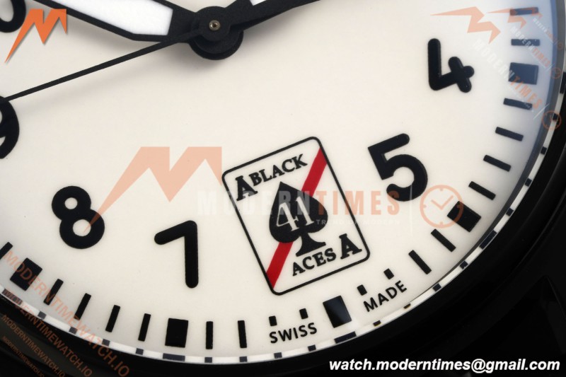 IWC - Pilots 41mm Automatic IW326905 Black Aces PVD/RU Full Lumed White Dial BLSF MY9015