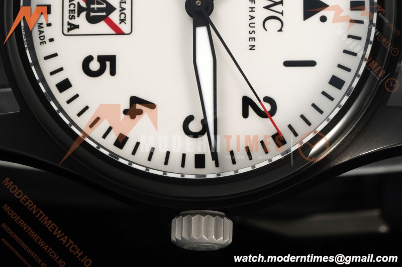 IWC - Pilots 41mm Automatic IW326905 Black Aces PVD/RU Full Lumed White Dial BLSF MY9015