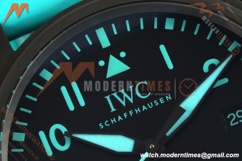 IWC - Mark XX 40mm Automatic IW328210 Pilots PVD/RU Blk/Num BLSF MY9015