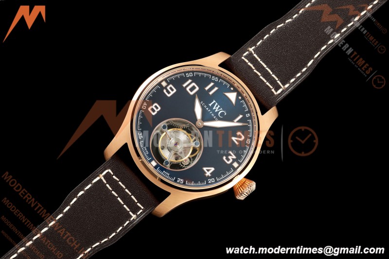 IWC - Big Pilots 43mm IW329502 Le Petit Prince RG/LE Blue Dial RMSF Tourbillon