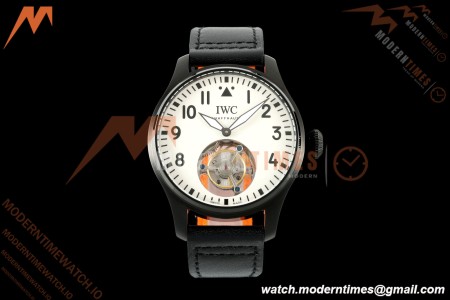 IWC - Big Pilots 43mm Le Petit Prince PVD/LE White Dial RMSF Tourbillon