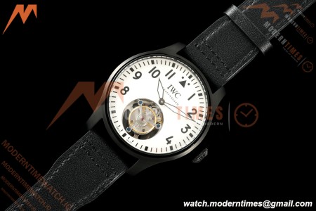 IWC - Big Pilots 43mm Le Petit Prince PVD/LE White Dial RMSF Tourbillon